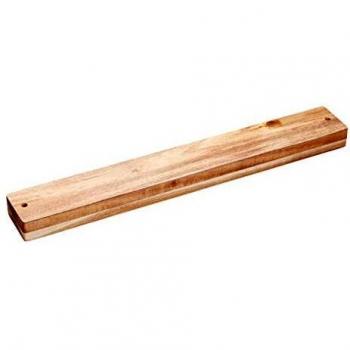 Soporte Magnético para Cuchillos de Madera Natural, 45 x 6 x 3 cm