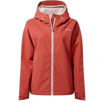 Craghoppers Chaqueta Toscana Chaquetas Impermeable Shell Mujer, Mujer, Chaquetas Impermeable Shell, CWW1148 KY318L, Alpen Rose, 46
