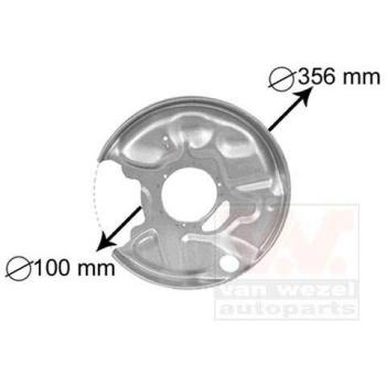 Van Wezel 3029373 protector de disco de freno