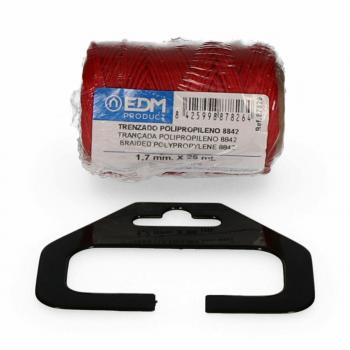 Bobina trenzada polipropileno 8842 25m rojo - Bixoto.com