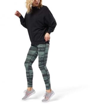 Reebok Os Lux Tight Stratified S Mallas, Mujer,