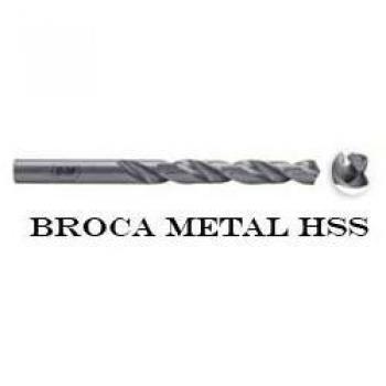 Broca metal laminada cilíndrica HSS DIN338 9.50mm