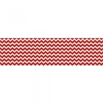 VINILIKO, Alfombra de vinilo, Rojo y Blanco, 66x250 cm