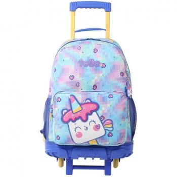 Mochila infantil con ruedas grande - Cremy Unicornio