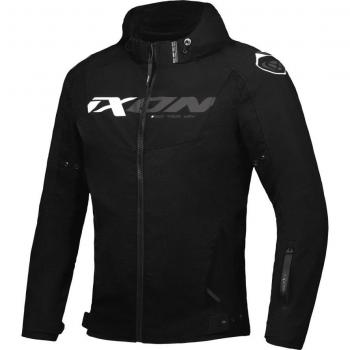 Ixon Chaqueta de Moto Fierce Textil Negro-Gris-Blanco