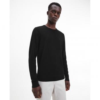 Suéter de Hombre Calvin Klein Superior Negro Cuello Redondo Merino Talla XXL