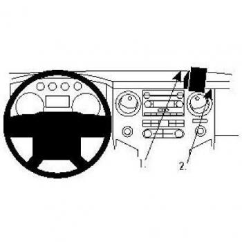 Soporte Brodit ProClip Angulado para Ford F-Serie 2011 - 2016 - Montaje KFZ