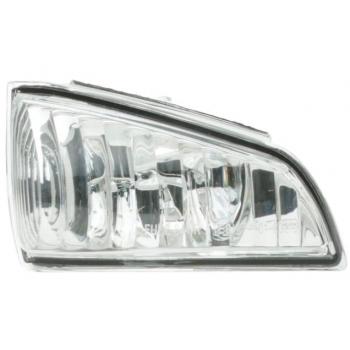 Indicador lateral TYC 338-0033-3 con características de luz intermitente, diseño específico para espejos laterales, fácil instalación y compatibilidad con vehículos seleccionados