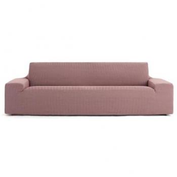 Funda para Sofá Eysa JAZ Rosa 70 x 120 x 330 cm, bielástica, apta para sofás de 5 plazas, color rosa