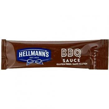 Hellmann's salsa Barbacoa Sin Gluten - caja con 198 Monoporciones de 10 ml
