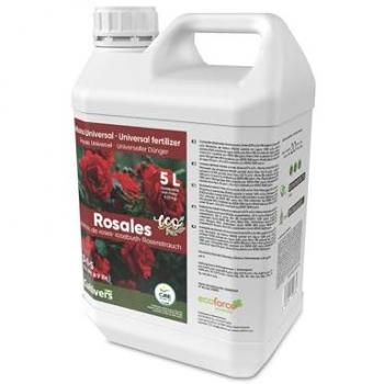 Fertilizante Ecológico para Rosales Cultivers 5 L - Abono Líquido 100% Orgánico, Hojas Más Verdes y Mayor Floración