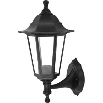 Aplique Negro Exterior Reversible IP44 E-27 Matel