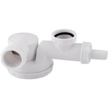 Wirquin 31000006 31000006-Sifón de Fregadero 1 Bandeja, Color Blanco