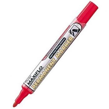 Marcador Pentel Maxiflo cónico Rojo