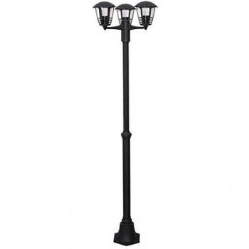 Farola Exterior Terva 3luces Ip44 Antracita 190 Cm de FABRILAMP.