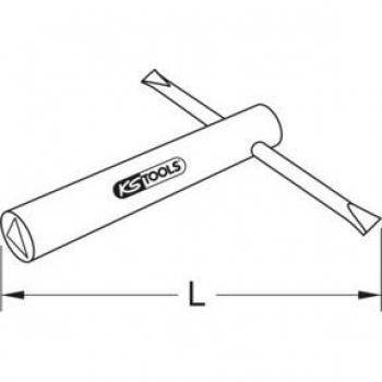 Inserto de llave de vaso 3 cantos BRONZEplus M20 KS TOOLS 963.8268