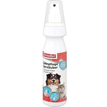Spray dentífrico Beaphar para perros y gatos - 150 ml, cuidado dental sin cepillo, aliento fresco
