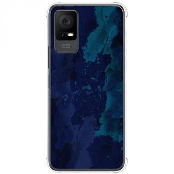Funda Antigolpes de Silicona para TCL 406 con Diseño Acuarela 13