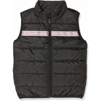 NAME IT Nkfmylane Vest1 Chaleco, Negro Black, 158 para Niñas