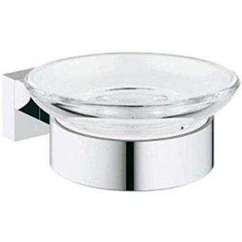 Jabonera con Soporte Cubo Essentials Cromo Grohe