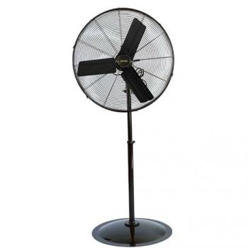 Ventilador Industrial Garland Turbo 24P-V23 - Ventilador Profesional de Pie con Cabezal Oscilante, 260 W y 196 m³/min