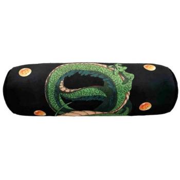 Dragon Ball Z Shenron Plush Cushion, Cylindrical Shape, 36 x 12 x 12 cm, Green and Black Colors, Officially Licensed Merchandise