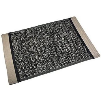 Bigbuy Home S3400222 Alfombra de Polipropileno, Gris, 120 x 1 x 180 cm