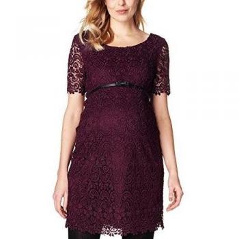 ESPRIT Maternity Dress Wvn ss, Vestido para Mujer, Rot