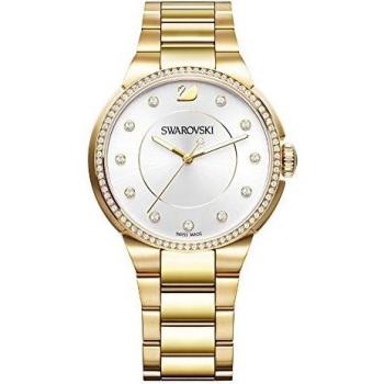 Swarovski City Yellow Gold Tone Pulsera Watch