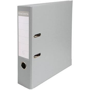 Exacompta 918400B - Archivador de palanca polipropileno, Gris Lomo 80mm, A4, 320x290 mm, 1 pieza