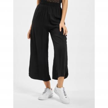 Urban Classics Women's Black Wide Viscose Culotte Pants - XS to XL