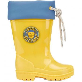 Bota de agua Mayoral 44366 Amarillo para Niña y Niño, impermeable, material de PVC, suela antideslizante, diseño atractivo y colorido