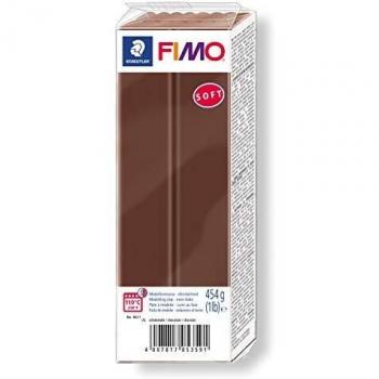 STAEDTLER-8021-75 ST Pasta de modelar de endurecimiento al horno, Color chocolate,