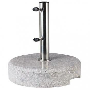 Sombrilla Redonda Maciza 25 Kilos Gerimport para Exteriores - Granito Resistente