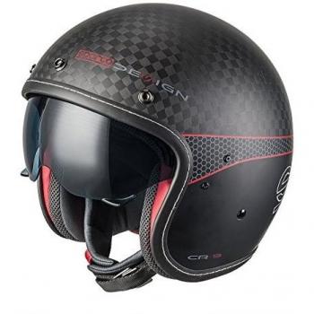 Sparco 0033414XLNRRS Casco Cafe Racer, Carbon, XL
