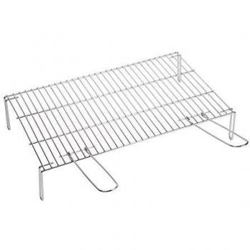 Parrilla de Barbacoa con Patas 75x40 cm Zinc
