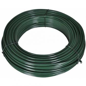 Green Steel Fence Tension Wire 80 m (2.1/3.1 mm)