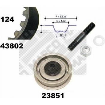 Kit de polea con correa de distribución MAPCO 23802