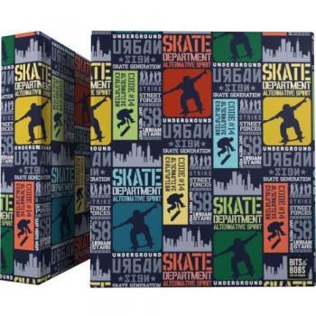 CARPETA 4D40MM FORRADA A4 B&B24 SKATE