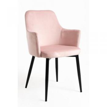 Pack 4 Sillas Puan Terciopelo Rosa
