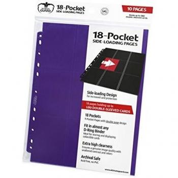 Ultimate Guard 18-Pocket Pages Side-Loading Violeta