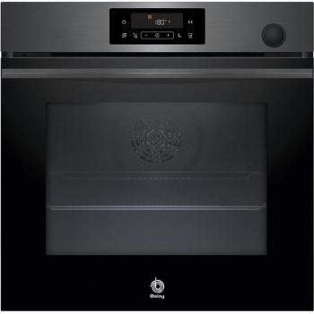 Horno Multifunción Balay 3HA4121G3 con Vapor, 71L, Clase A+, Cristal Negro/Grafito