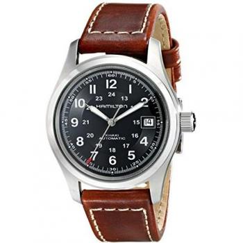 Hamilton Men's Analogue Automatic Watch with Leather Strap H70455533