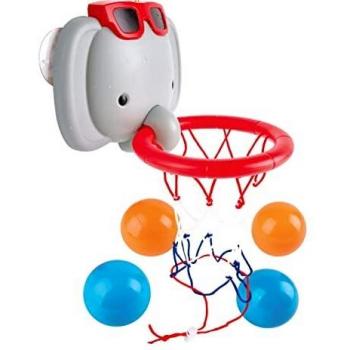 Hape Elephant Basketball Bath Toy - Colorful Water Play Set for Toddlers 18 Months+