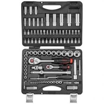 FORCE Socket Wrench Set 1/4 & 1/2 - 94 Pieces