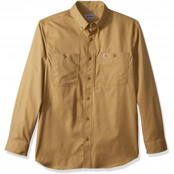 Camisa de manga larga Carhartt Rugged Professional - Verde Marrón (2XL)