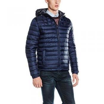 Tommy Hiliger C-Hdd Bomber, Abrigo para Hombre, Navy Blazer-PT, XL