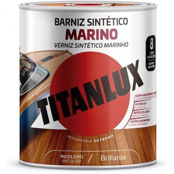 Titanlux M13100004 Barniz sintético marino brillante incoloro 4L