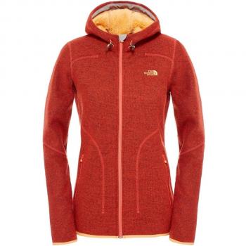 The North Face W Zermatt Full Zip Hoodie - EU - Forro polar para mujer, color rojo, talla S