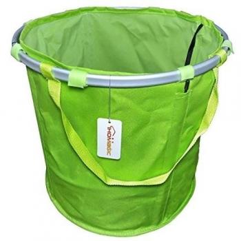 ihomagic único poliéster portátil bolsa para ropa, plegable para la colada con asas de aluminio, gran lavado bolsa de almacenamiento